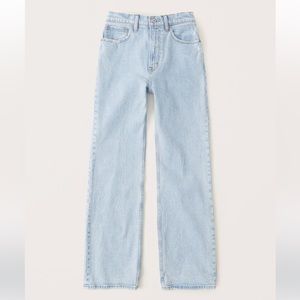 Abercrombie & Fitch Curve Love High Rise 90s Relaxed Jean